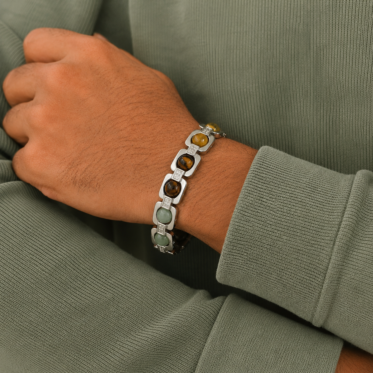 Premium Silver Plated Dhan Yog Bracelet