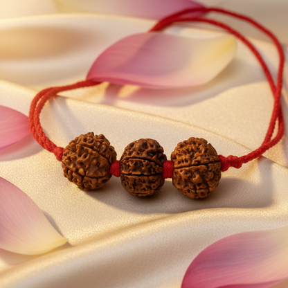 Saraswati Gyan Mala (4-6-4 Nepali Beads) | Natural & Lab Certified | Your Child’s Companion for Learning & Expression
