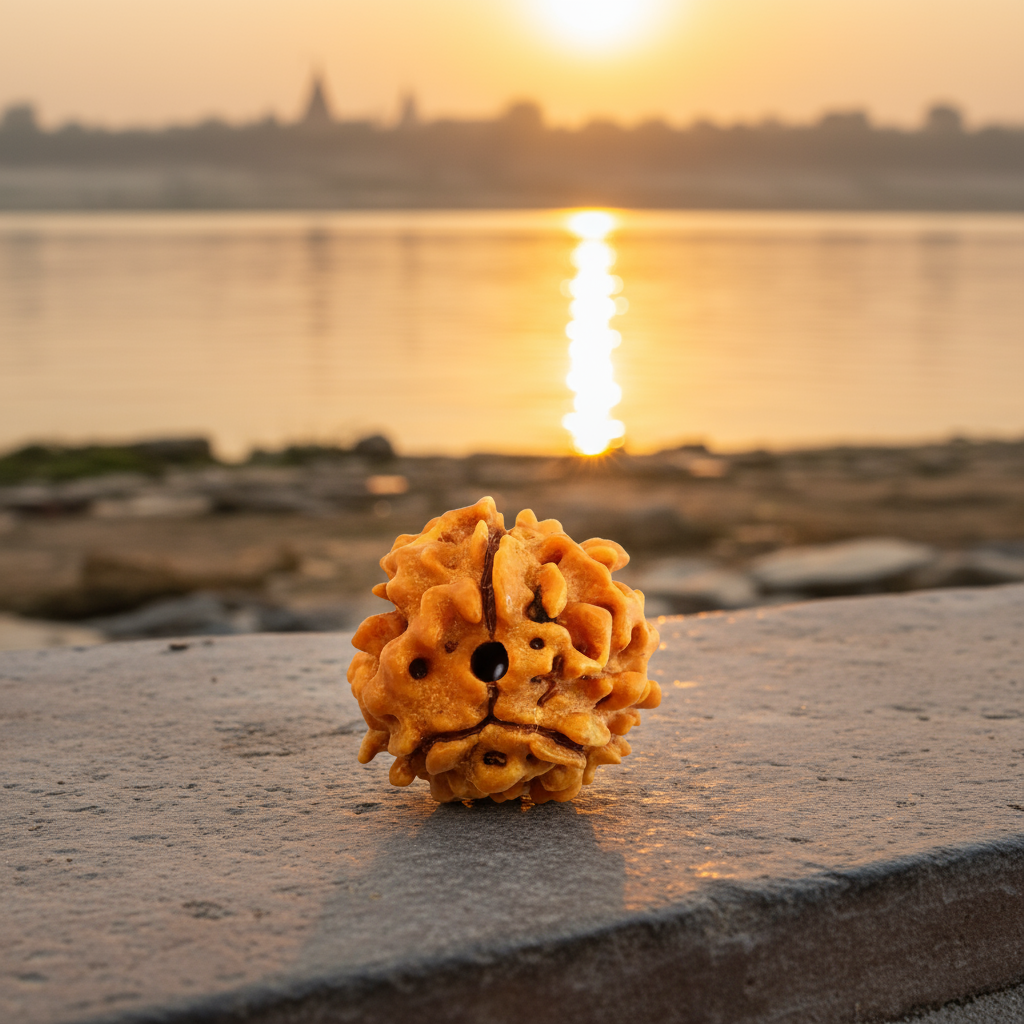 Nepali 3 Mukhi Rudraksha | Asli Teen Mukhi