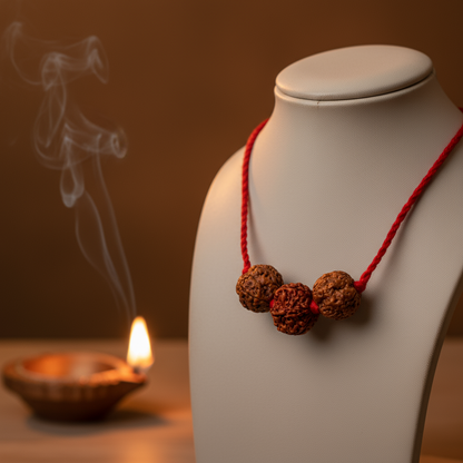 Saraswati Gyan Mala (4-6-4 Nepali Beads) | Natural & Lab Certified | Your Child’s Companion for Learning & Expression