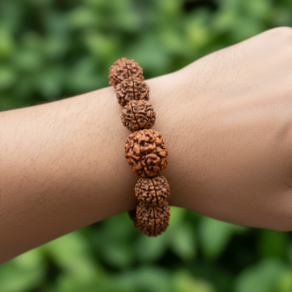 Indian 2 Mukhi Rudraksha Magsnap Bracelet