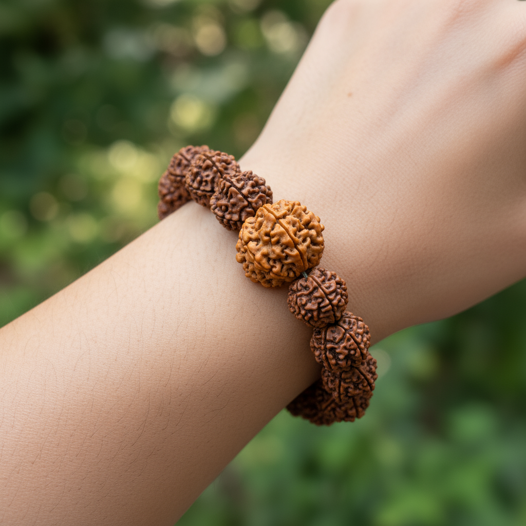 Nepali 11 Mukhi Rudraksha Magsnap Bracelet