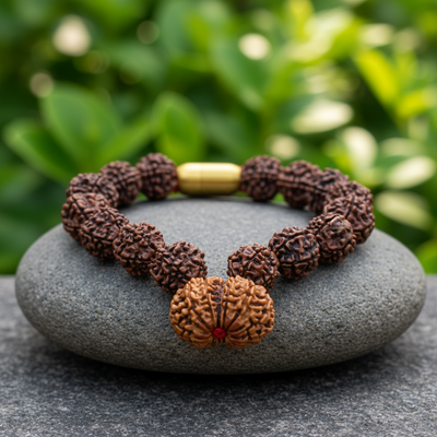 Gauri Shankar Bracelet | Natural & Lab Certified | For Love, Unity & Harmonious Relationships