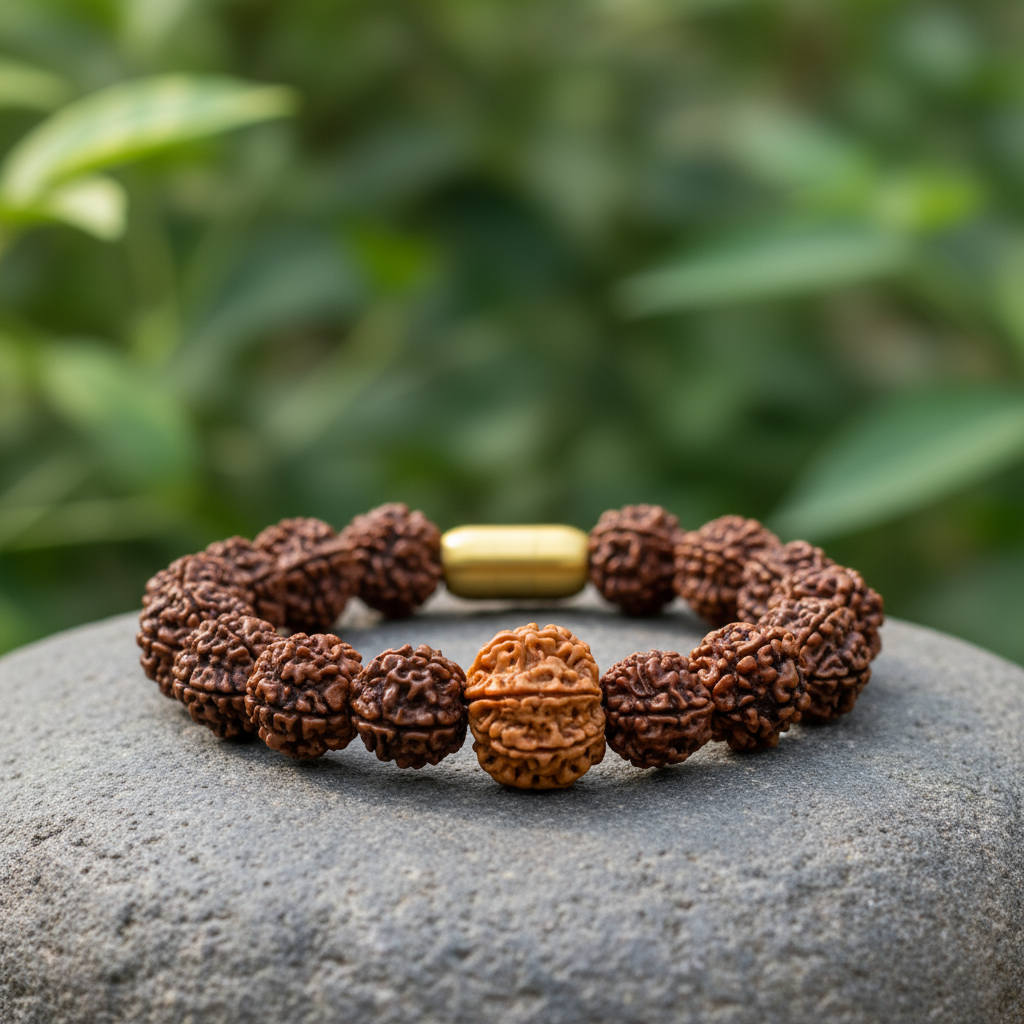 Nepali 11 Mukhi Rudraksha Magsnap Bracelet