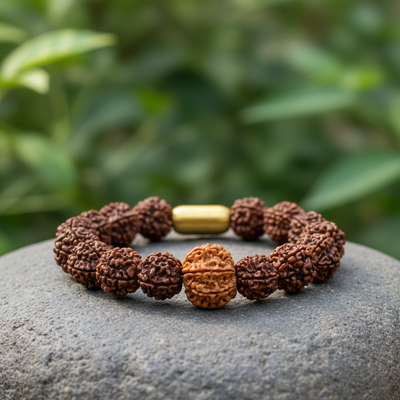 11 Mukhi Bracelet | Natural & Lab Certified | For Fearlessness, Strength & Courage