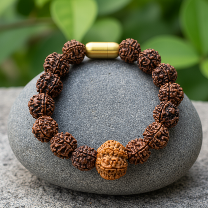 Nepali 12 Mukhi Rudraksha Magsnap Bracelet