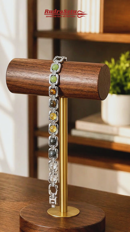 Premium Silver Plated Dhan Yog Bracelet